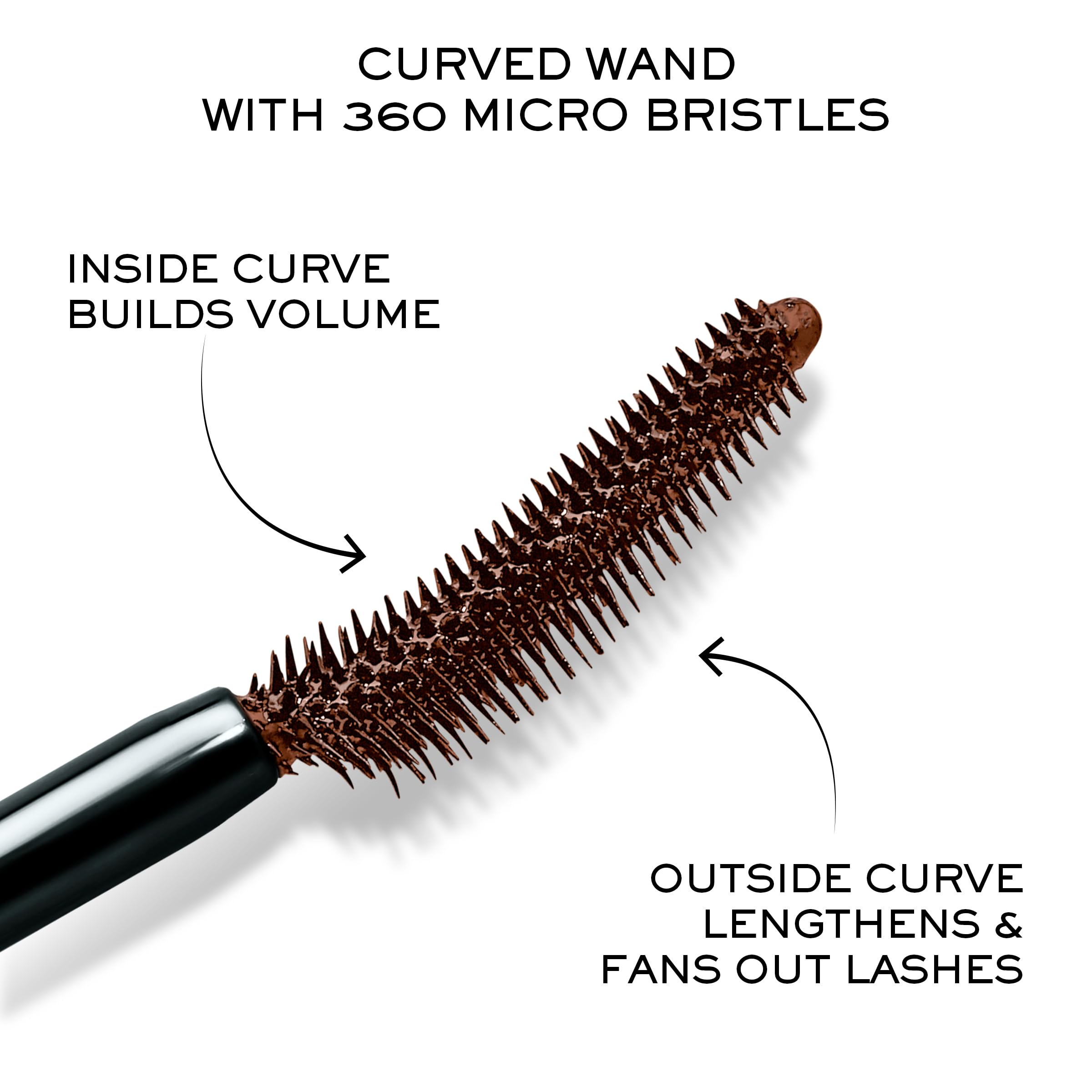 Lancôme Lash Idôle alarga las pestañas para un perfil más largo.