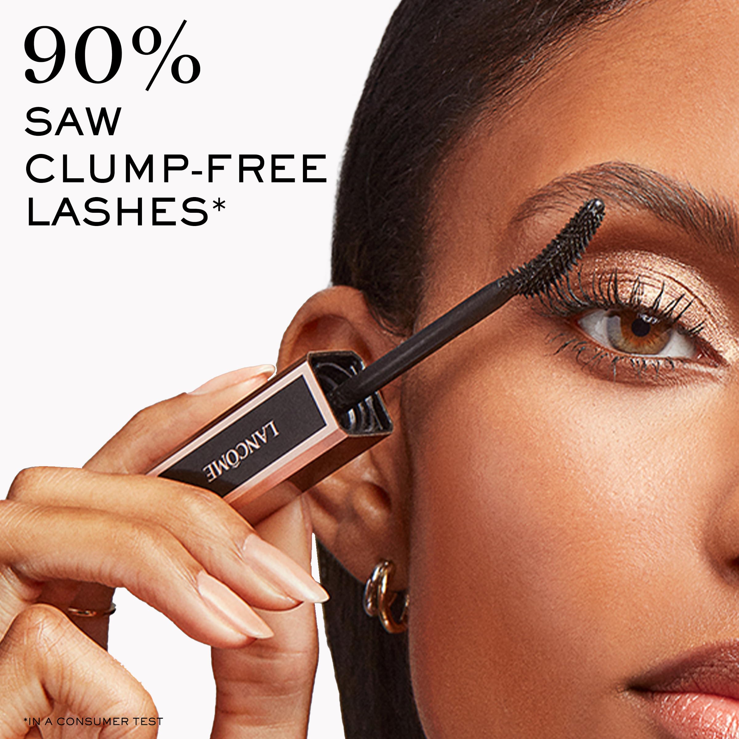 Lancôme Lash Idôle Mascara contiene extracto de té blanco para protección antioxidante.