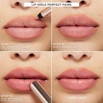 Lancôme Lip Idôle Butterglow: 14 tonos para diversos tonos de piel.