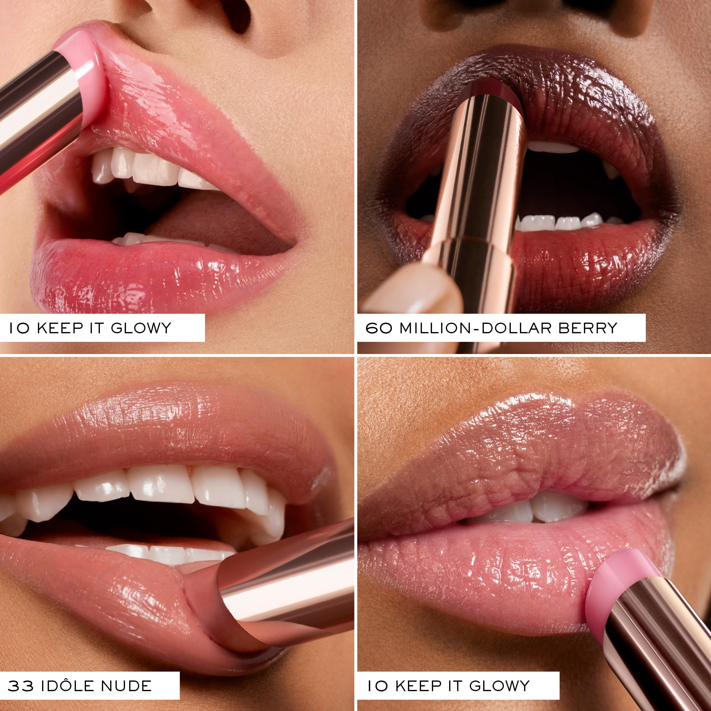 Format nomade de Lip Idôle Butterglow prêt à glisser dans le sac.