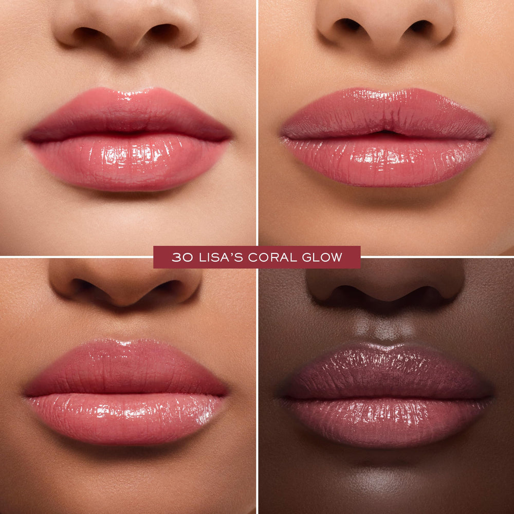 Formule squalane et karité Lip Idôle Butterglow nourrit les lèvres.