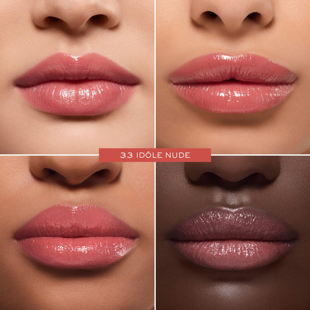 Lancôme Lip Idôle Squalane-12 Butterglow color construible en 14 tonos