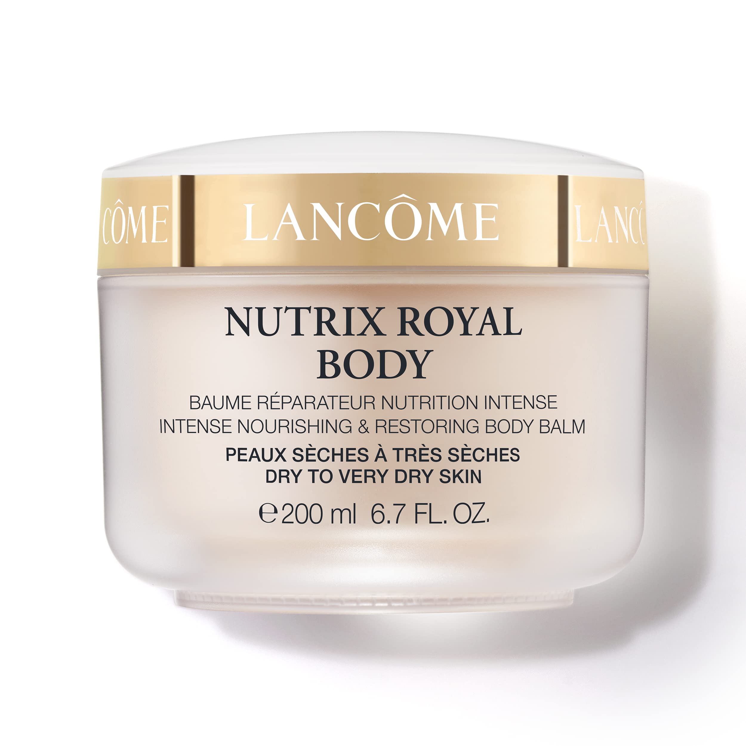 Lancôme Nutrix Royal Beurre Corporel Pot, hydratation durable pour peau sèche.