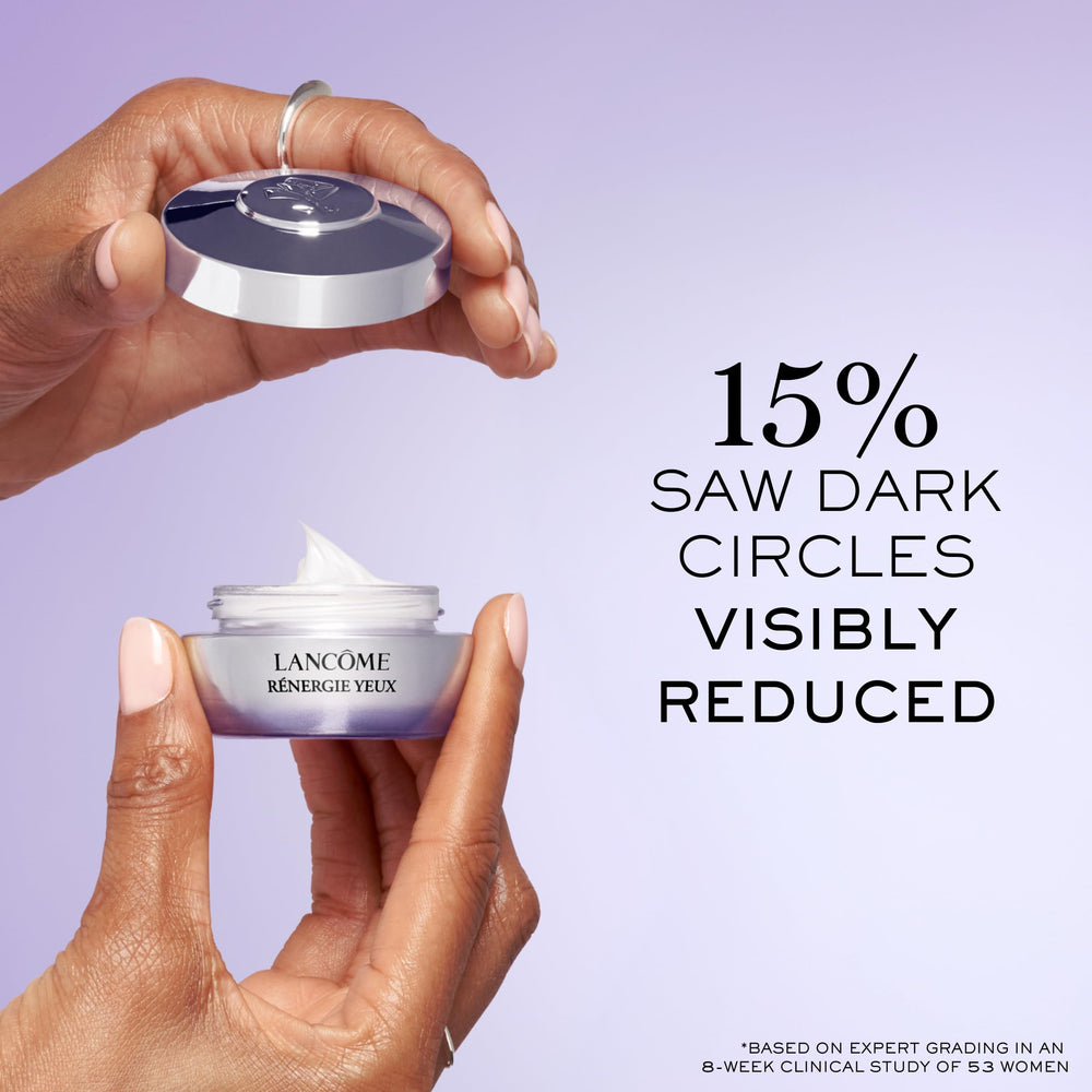 Textura sedosa de la crema para el contorno de ojos Lancôme Rénergie.
