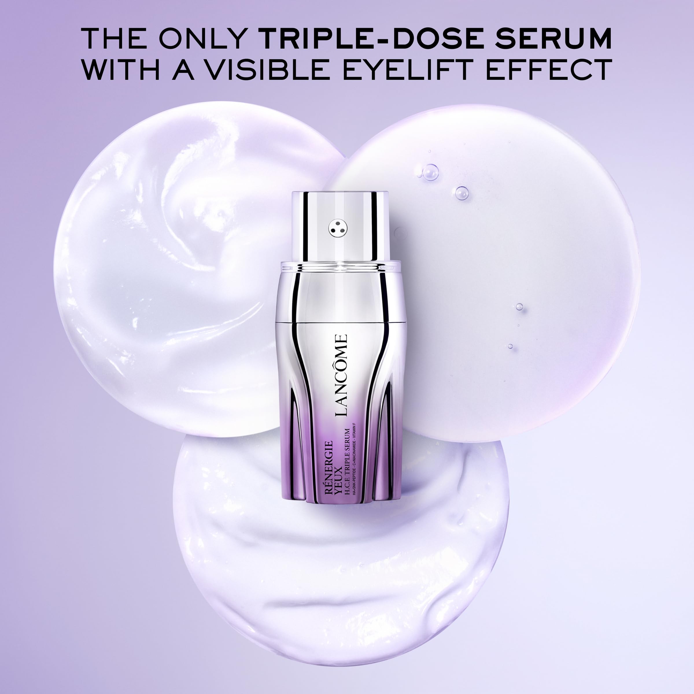 Lancôme Rénergie H.C.F. - aplicador del serum ocular para una aplicación suave.