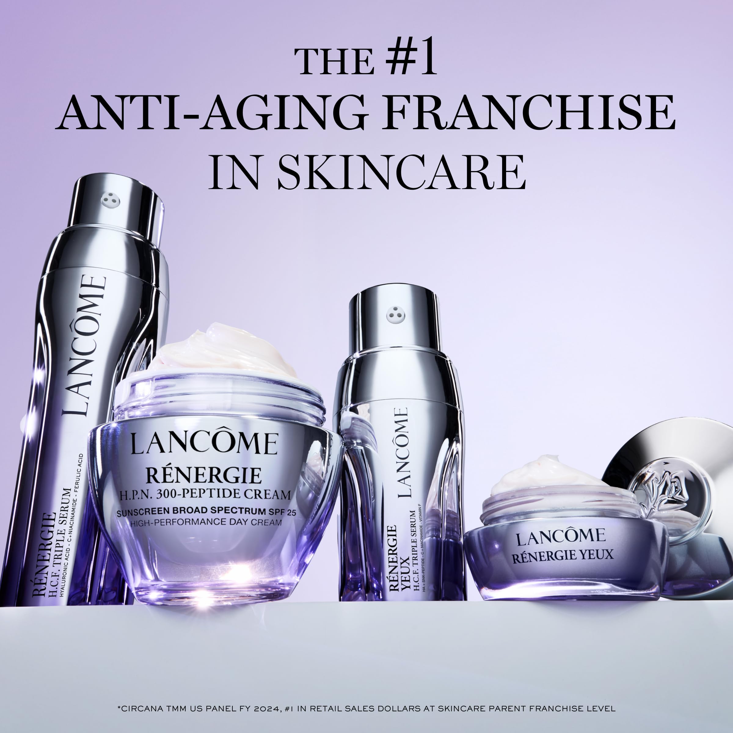 Lancôme Rénergie H.C.F. Triple Serum – acide férulique protège et illumine le teint.