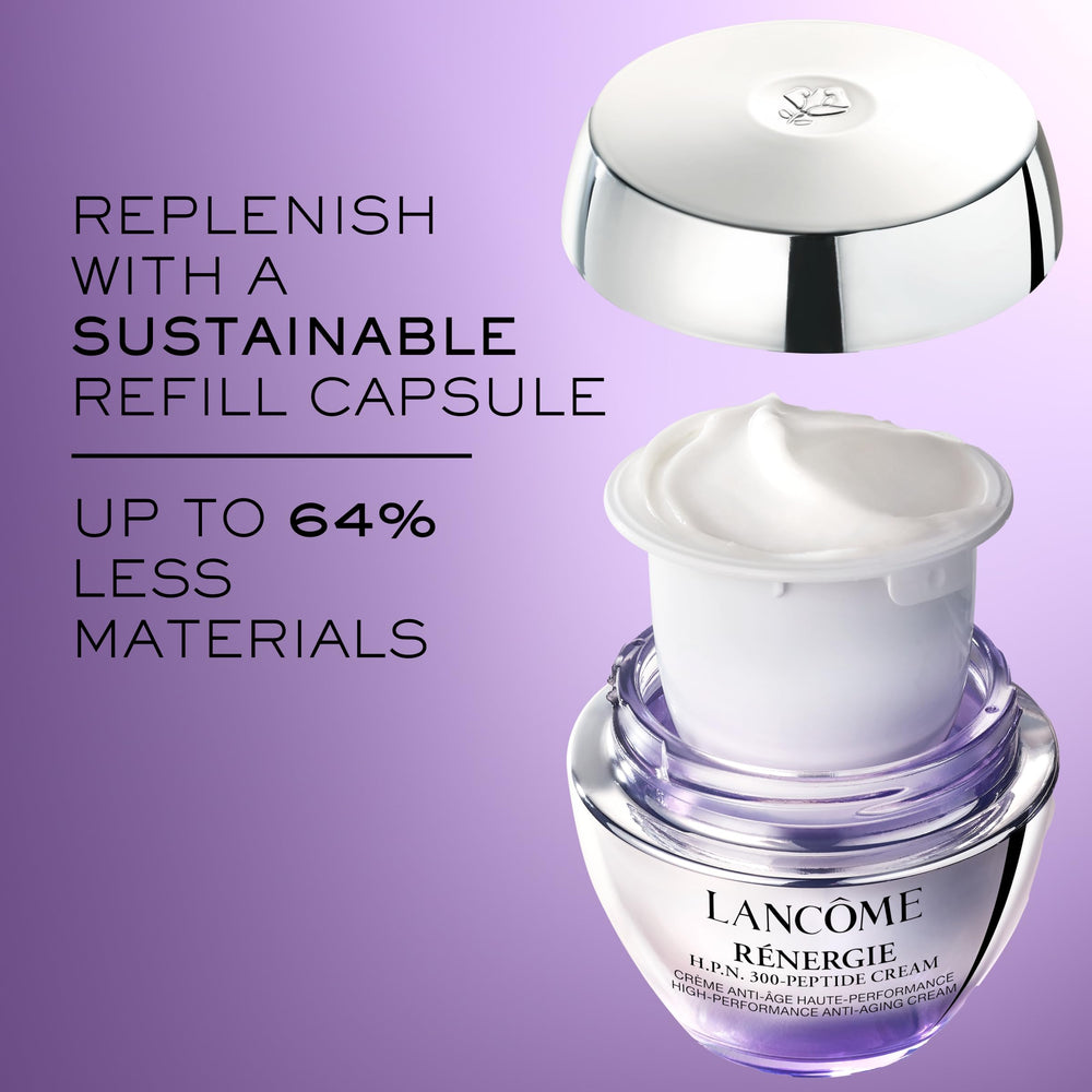 Lancôme Rénergie H.P.N 300 péptidos, visual de ácido hialurónico para hidratación.