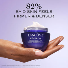 Lancôme Rénergie Lift, enfoque en firmeza visible para un rostro tonificado.