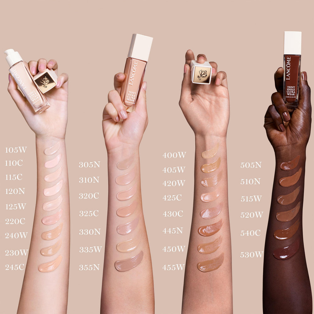 Lancôme Teint Idole Ultra Wear, acabado glow que ilumina la piel.
