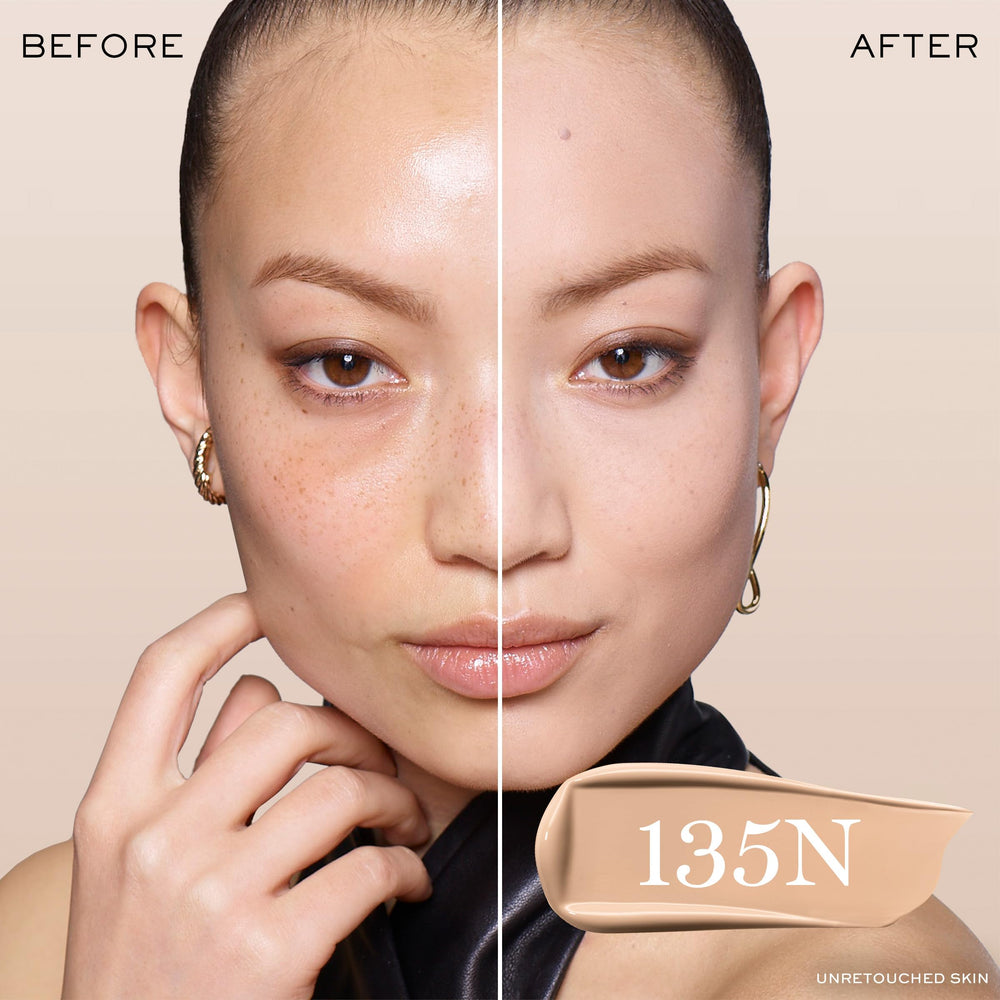 Cobertura ajustable para corrección de imperfecciones sin sensación pesada.