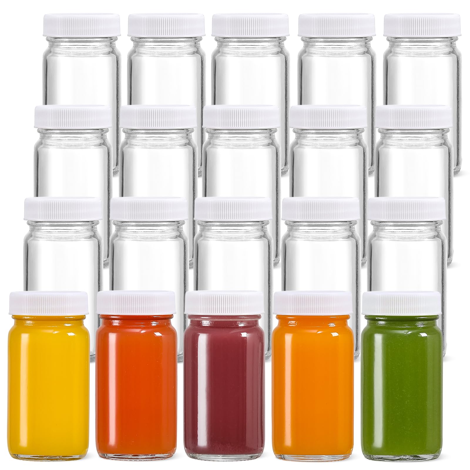Landneoo botellas portátiles para viaje y preparación semanal