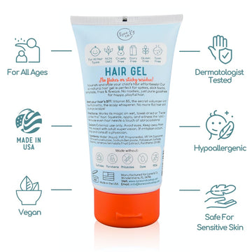 LANE & CO. Gel bebé: apto para uso diario en cabello liso, rizado u ondulado