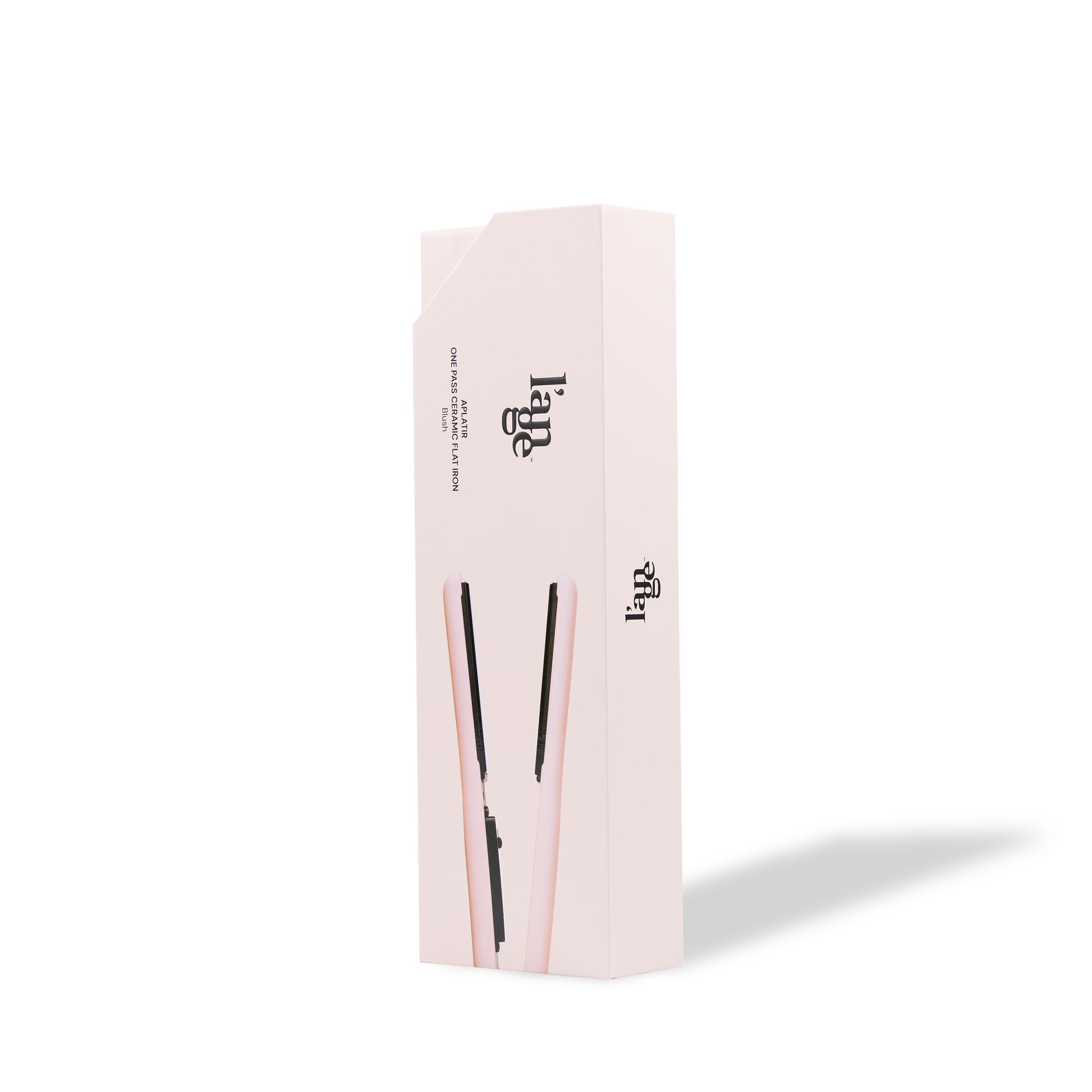 L'ANGE HAIR Aplatir Ceramic 1 pulg ajuste de temperatura accesible