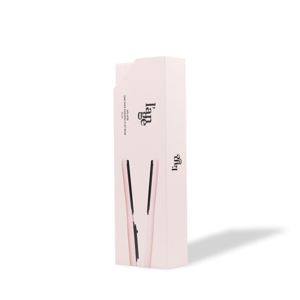 L'ANGE HAIR Aplatir Ceramic 1 pulg ajuste de temperatura accesible