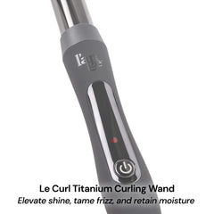 Le Curl de L'ANGE HAIR con cable giratorio 360° para peinado cómodo.