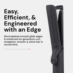Le Duo Edge 2 en 1 para alisar y rizar fácilmente.