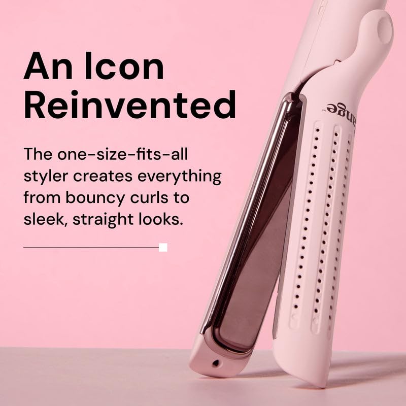 L'ANGE HAIR Le Duo Edge 360 alisa y crea rizos gracias a placas titanio.
