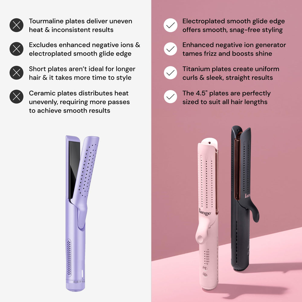 L'ANGE HAIR Le Duo Edge 360 memoria de temperatura para repetir ajustes.
