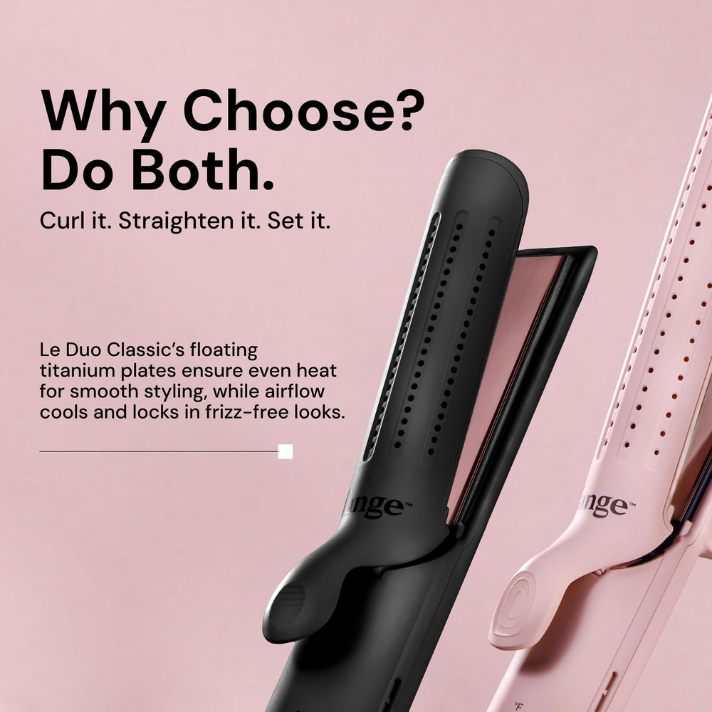 L'ANGE HAIR Le Duo ofrece temperatura ajustable para diferentes tipos de cabello.