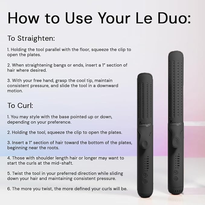 L'ANGE HAIR Le Duo con voltaje dual facilita usarlo en viajes.