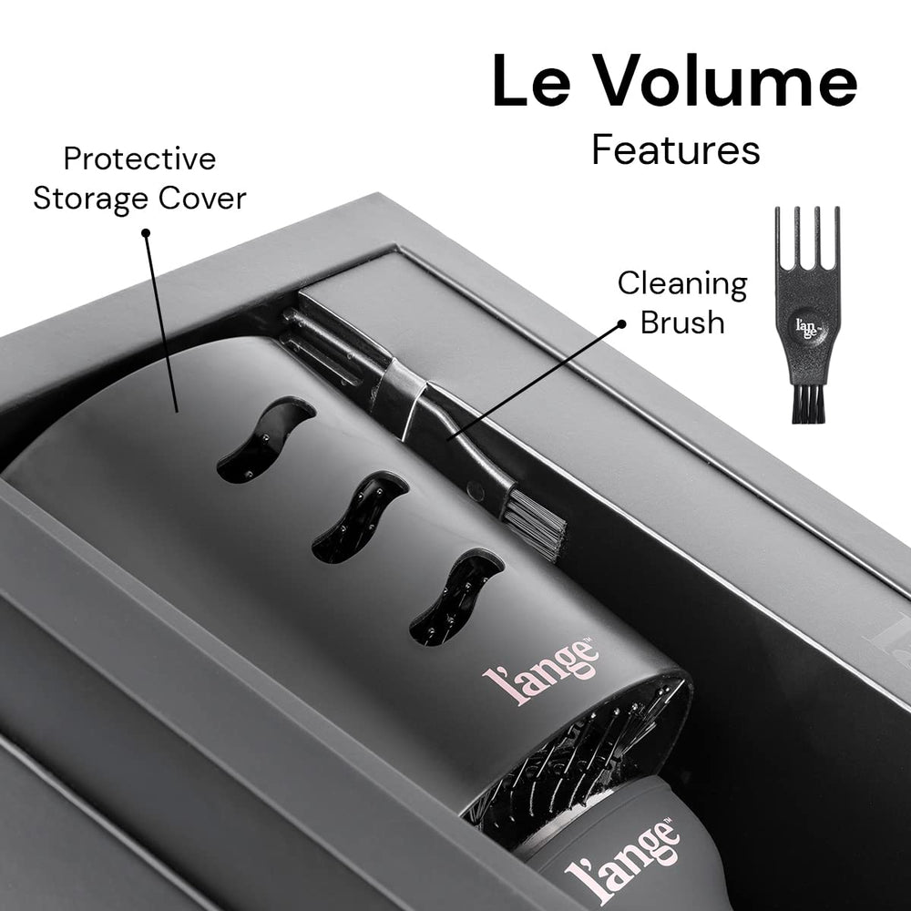 L'ANGE HAIR Le Volume: cable giratorio 360° para movimiento fluido.