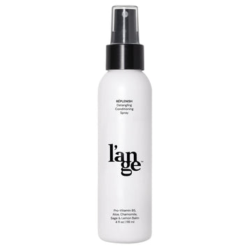 L'ANGE HAIR Replenish Leave-In Detangler bottle front view for easy detangling.