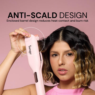 Rizador SculptWaver de L'ANGE HAIR con ajuste de temperatura para todo tipo de cabello.