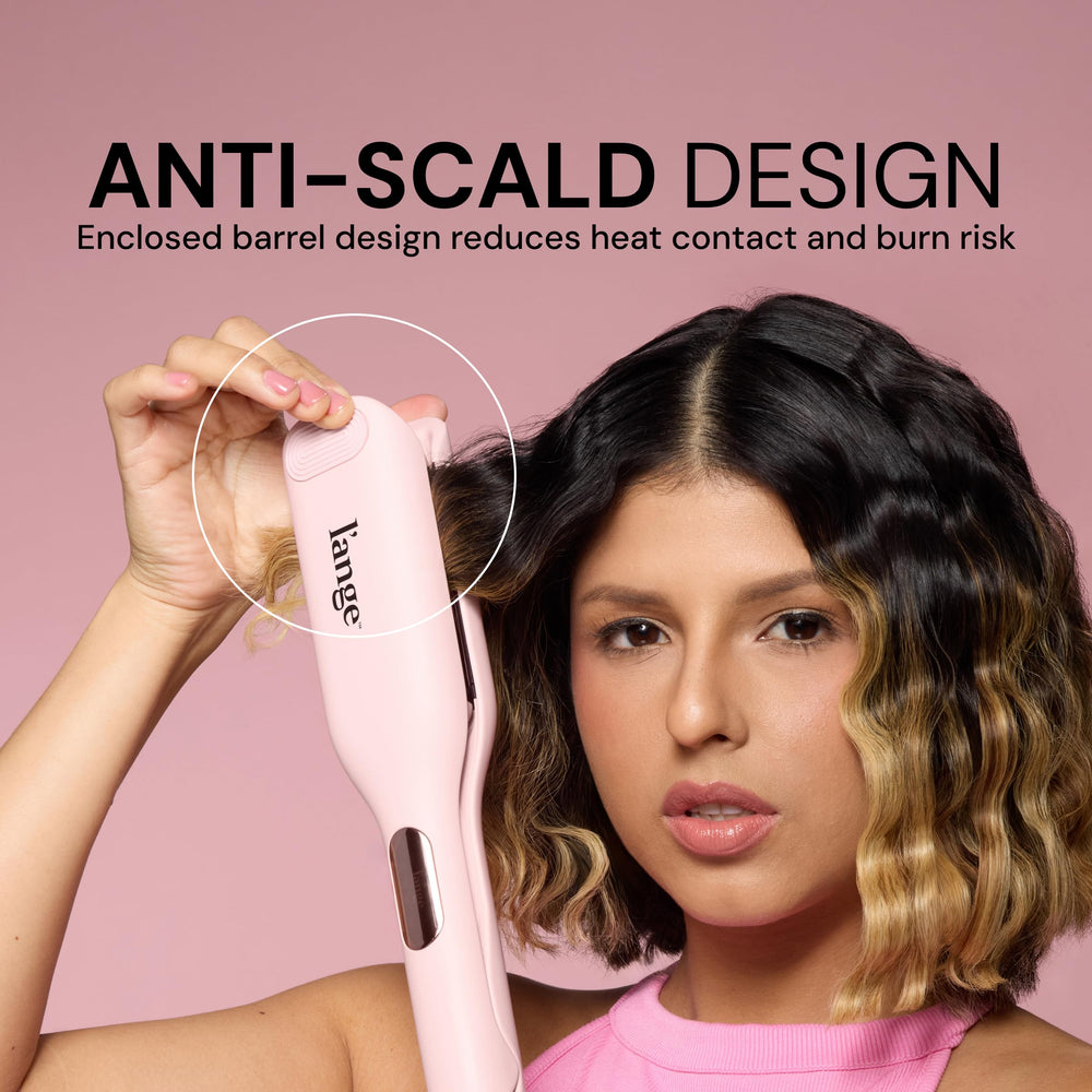 Rizador SculptWaver de L'ANGE HAIR con ajuste de temperatura para todo tipo de cabello.