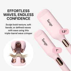L'ANGE HAIR SculptWaver ajustes de temperatura para estilos personalizados