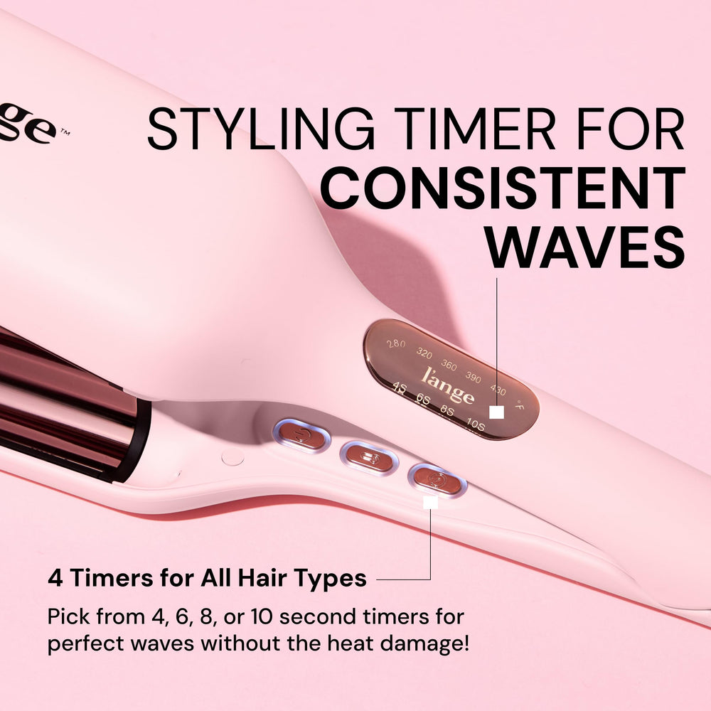 Rizador SculptWaver de L'ANGE HAIR ideal para uso diario y acabado suave.