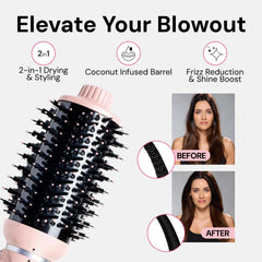 L'ANGE HAIR VolumeBoost: secado rápido con motor ligero para peinado eficiente.