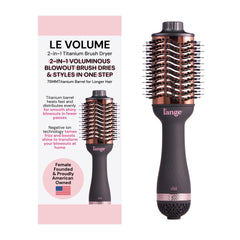 L'ANGE HAIR Le Volume 60mm barra oval: volumen suave para cabello corto.