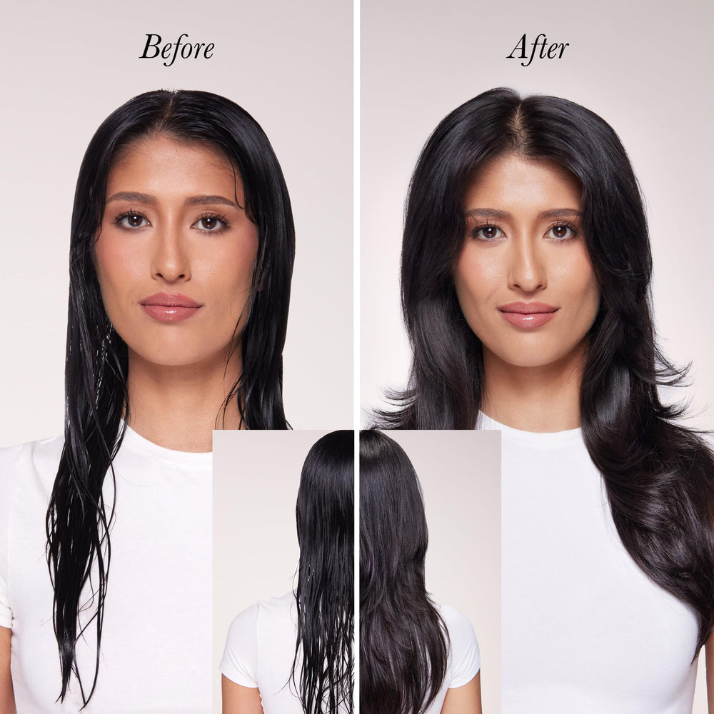 L'ANGE HAIR Le Volume mango ergonómico para manejo cómodo.