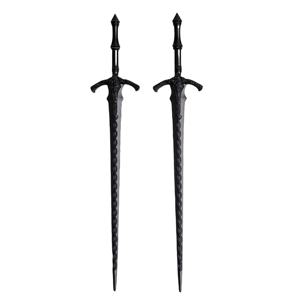 LANGHONG palitos cabello vikingo espada negro para peinados elegantes en festivales