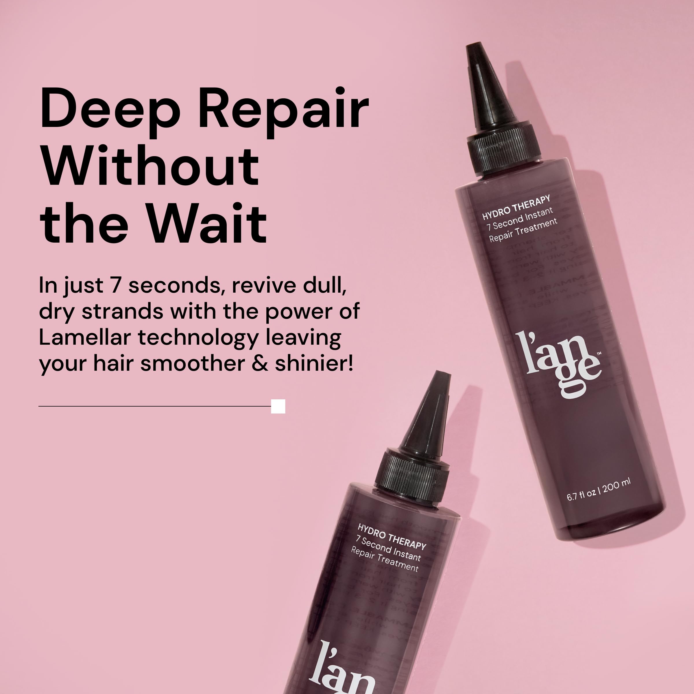 L'ANGE HAIR Hydro Therapy: aplicación en cabello húmedo para desenredar y suavizar.