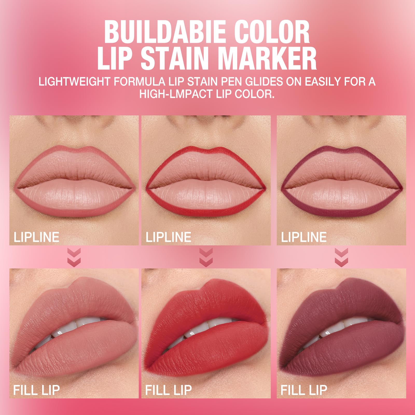 Langmanni delineador labial acabado mate para definición suave.
