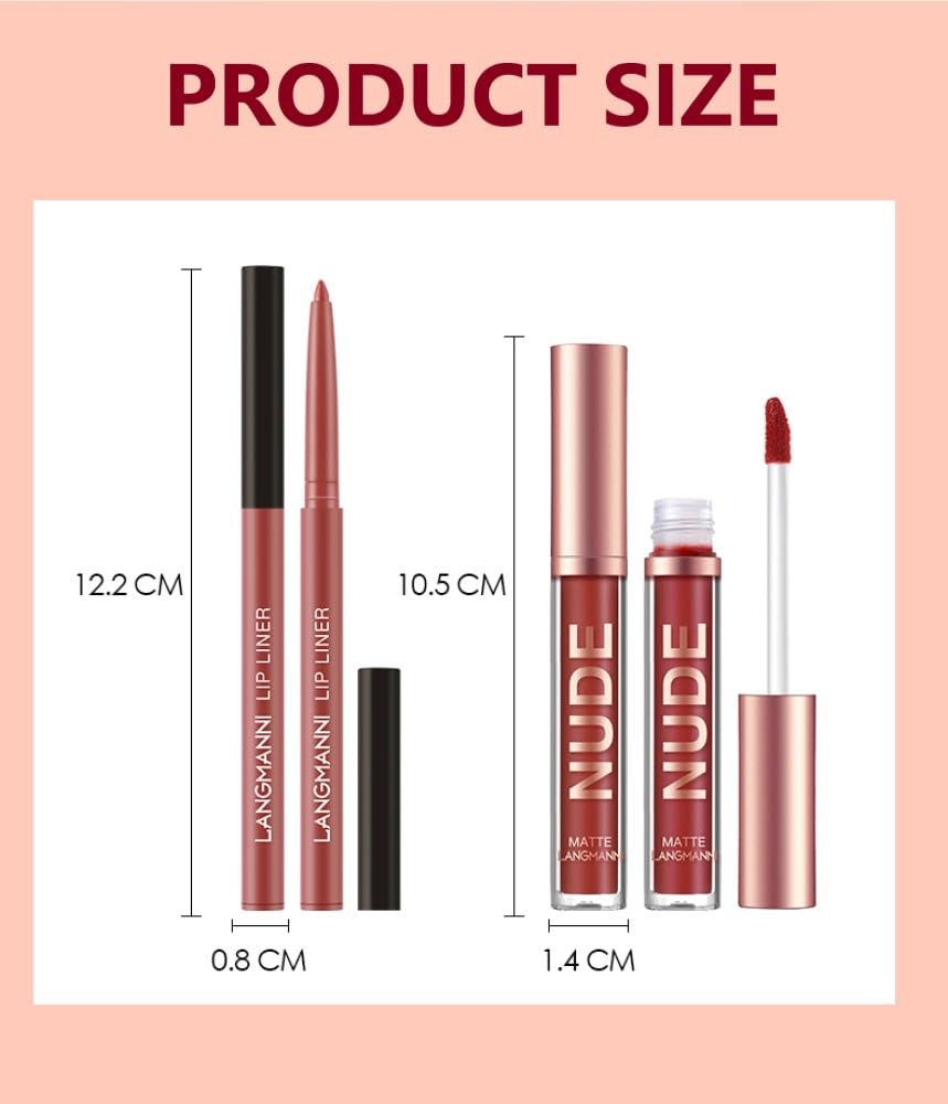 langmanni tacto sedoso labios con acabado velvet para uso diario