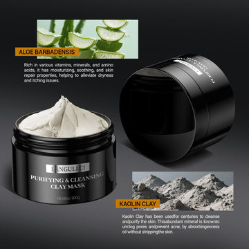 LANGULLCI Masque aloe – soin pour peau sensible apportant douceur et confort