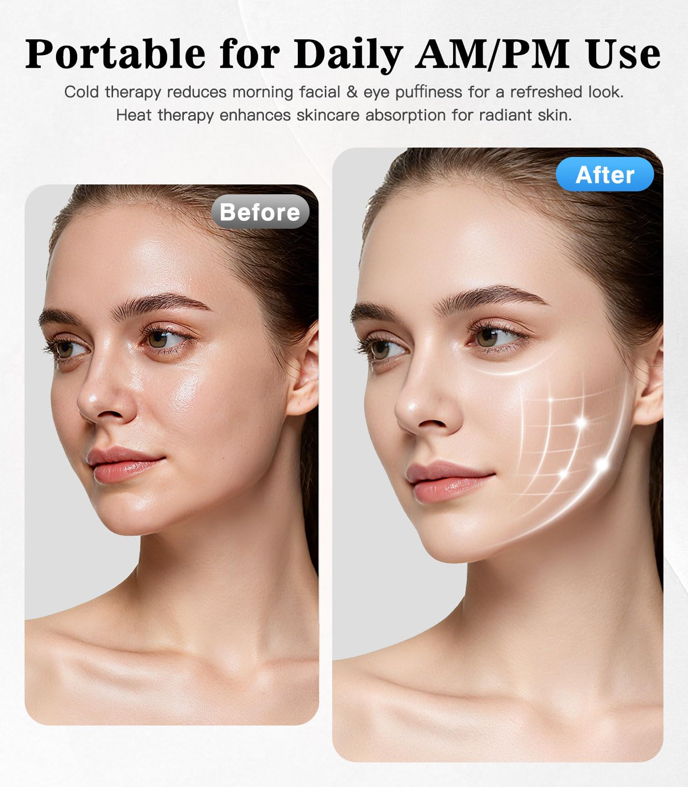 Lanieney terapia de contraste para rostro suaviza poros y revitaliza la piel