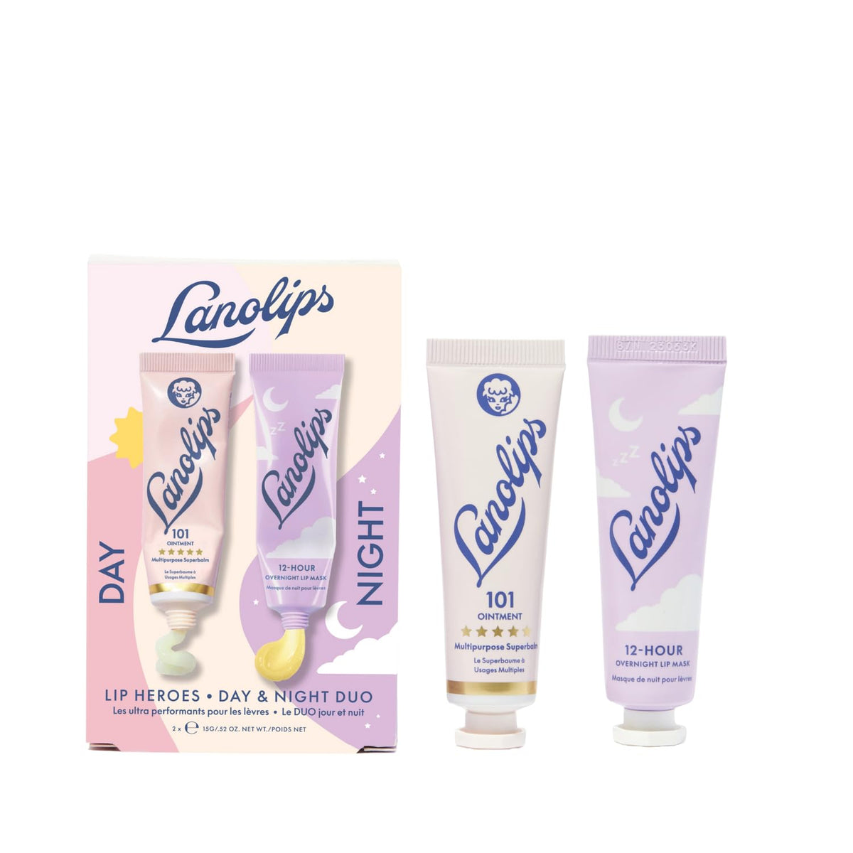 Lanolips 101 baume sur pot, hydratation intense pour lèvres sèches.