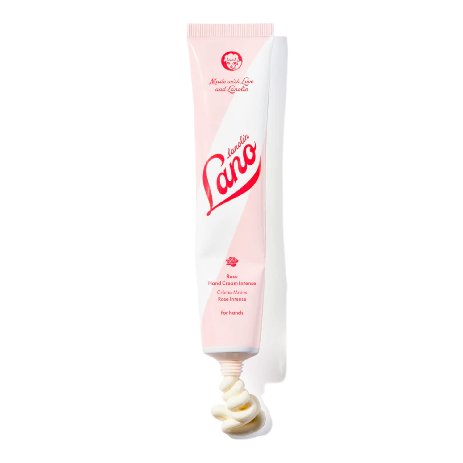 Lanolips crema de manos con rosa para cutículas nutridas y flexibles