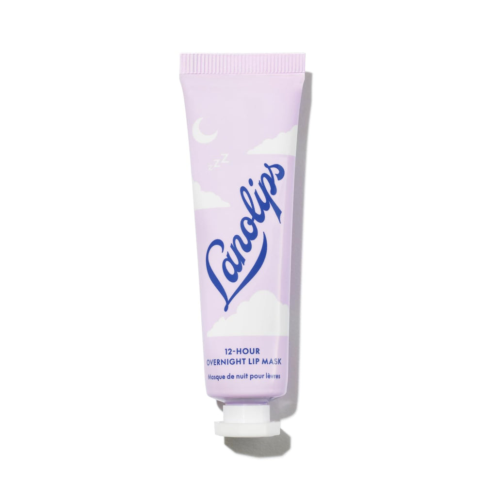 Lanolips mascarilla labial nocturna 12h mostrando textura rica para hidratación prolongada.