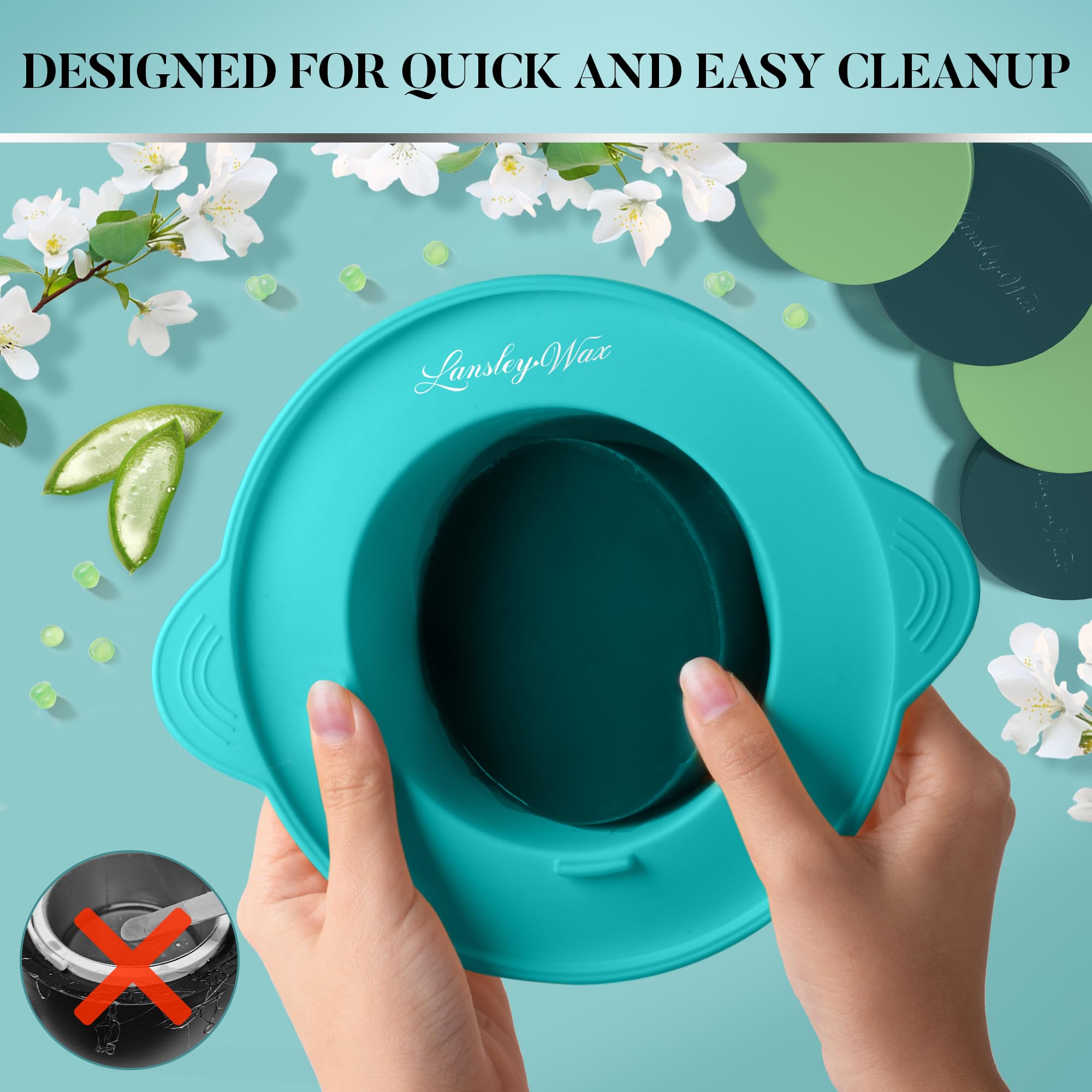 LANSLEYWAX aplicadores de madera para aplicación limpia y precisa.