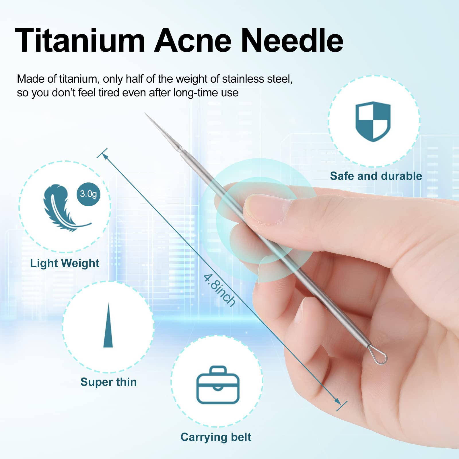 Lanties herramienta facial para imperfecciones, uso cómodo.