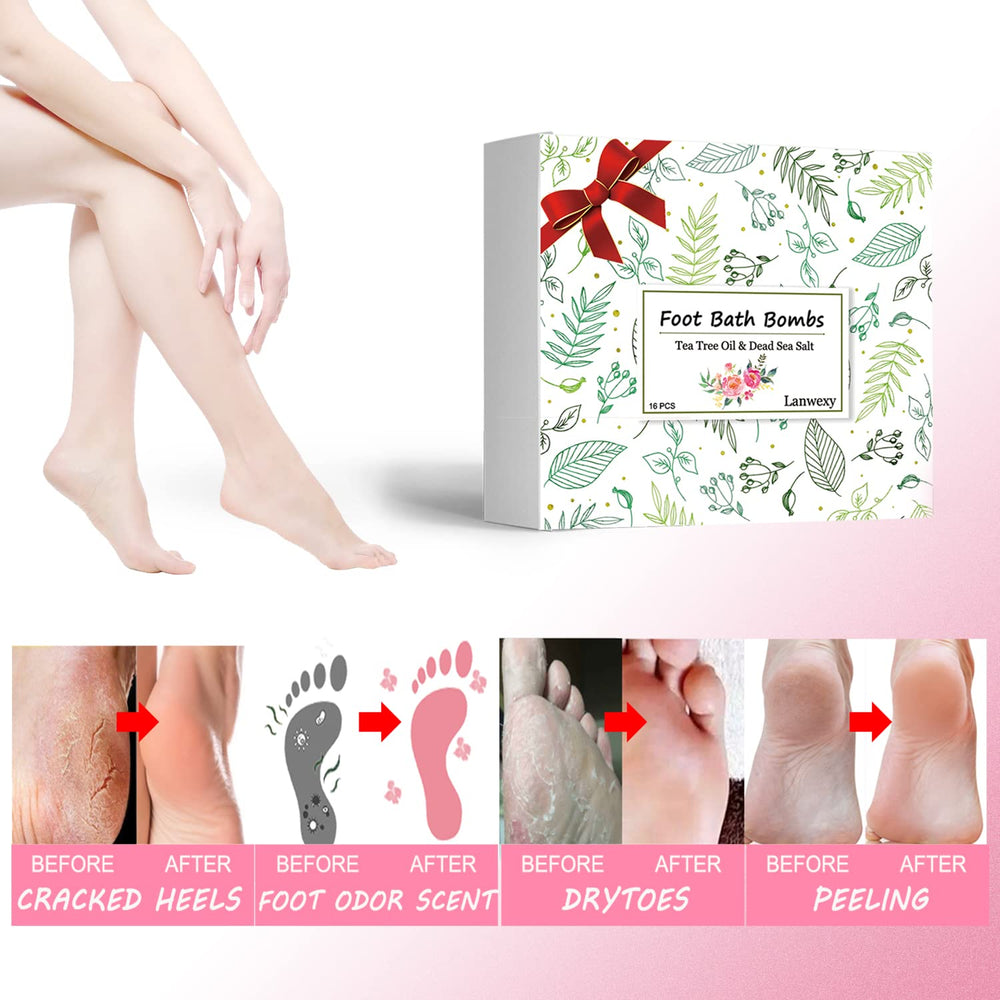 Lanwexy bombas-pies aroma rosa para ritual de aromaterapia