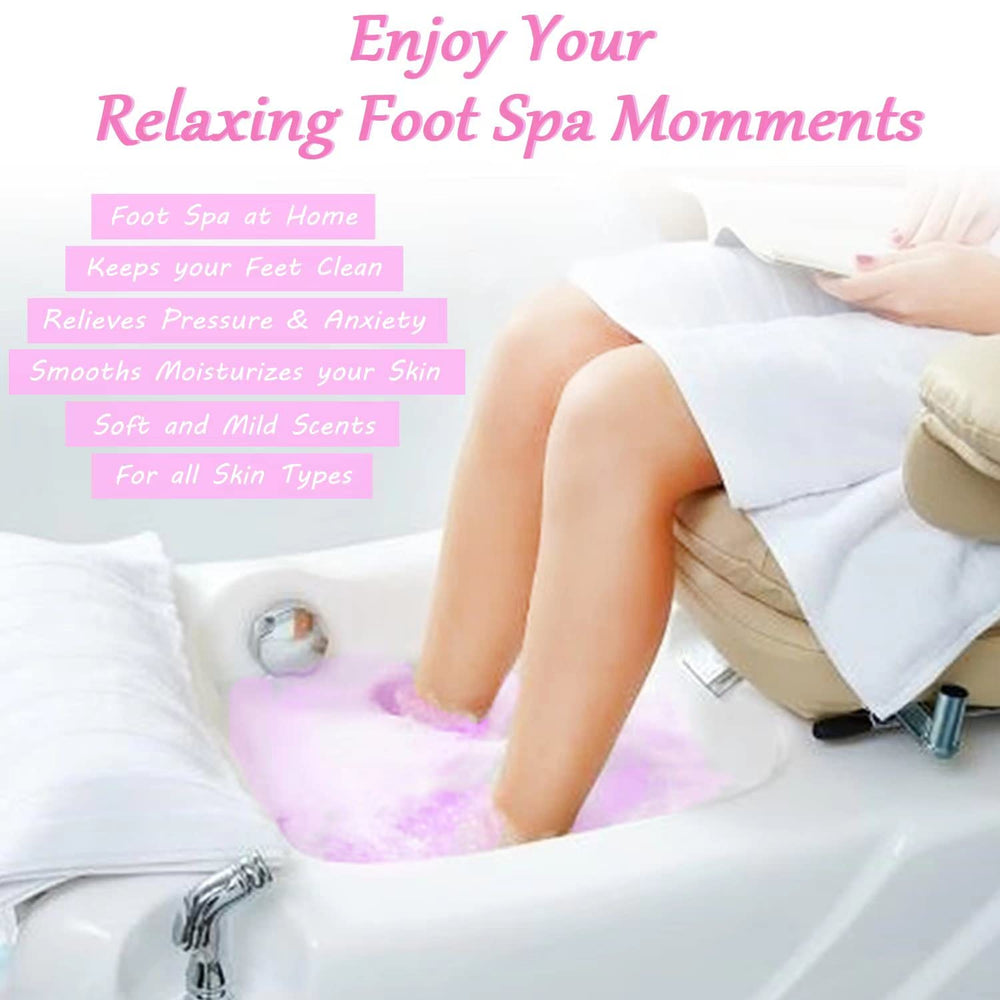 Lanwexy bombas-pies burbujas coloridas para spa en casa