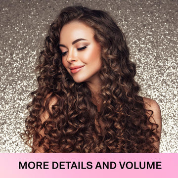 Uso nocturno Lanzhire para rizos en cabello largo.