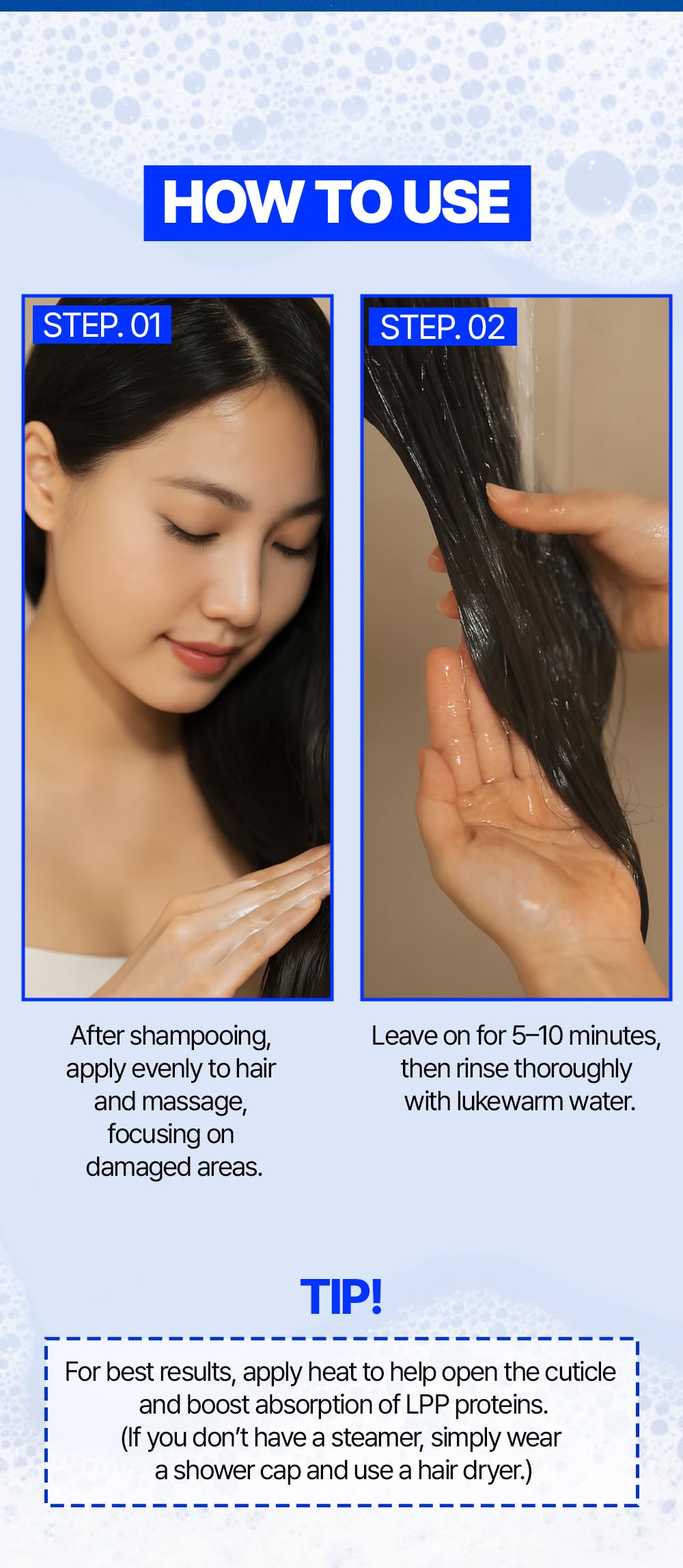 Aceite de semilla de uva en LAON90 LPP Hair Repair hidrata profundamente