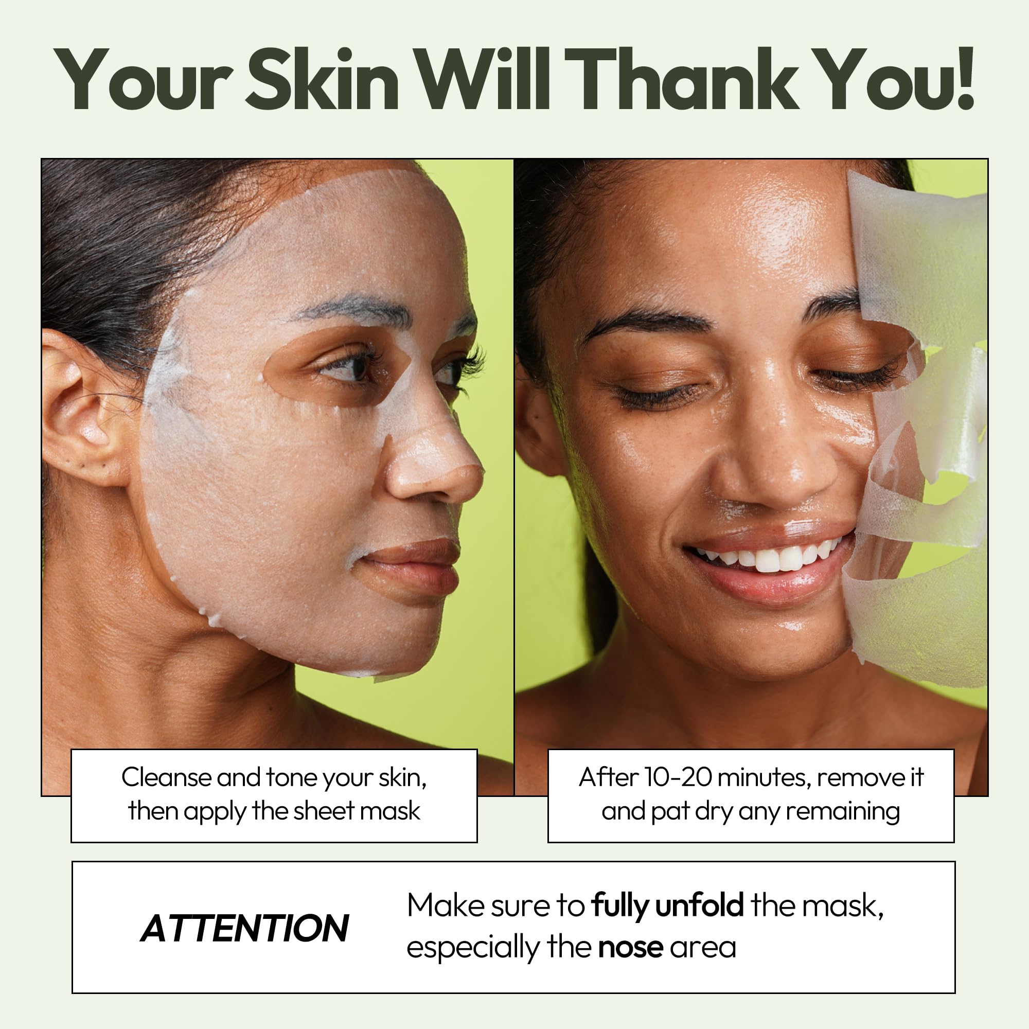 Mascarilla LAPCOS con Aloe y Pepino para hidratación diaria.