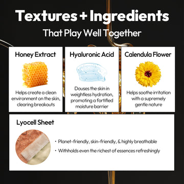 LAPCOS honey drops close-up highlighting nourishing honey elements